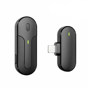 میکروفون یقه ای بی سیم گرین لاین مدل GNWIRLGTBK رابط Lightning